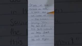 Drunk in Love