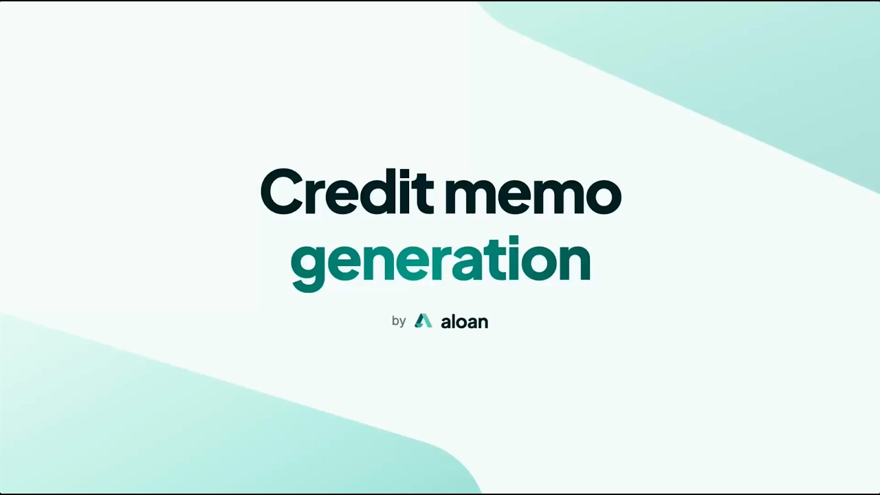 Credit memo generation