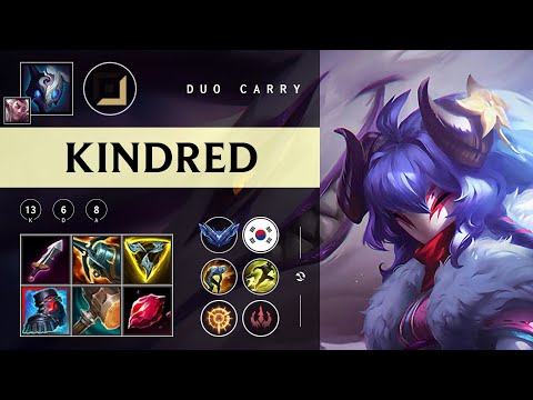 Kindred ADC vs Ezreal - KR Diamond Patch 25.24