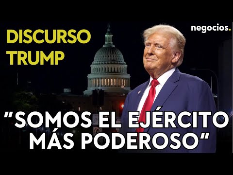Trump exultante: "Somos el ejército más poderoso, letal, sofisticado y temible del planeta"