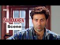 Sunny Deol Entry Angry Sunny Deol Fights In Court Salaakhen Movie 1998