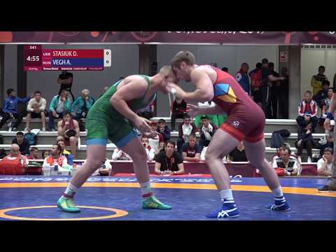 BRONZE FS - 97 kg: D. STASIUK (UKR) v. A. VEGH (HUN)