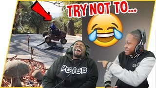 Try Not To Laugh Challenge - Dion vs Trent (Laugh Addicts Ep.1)