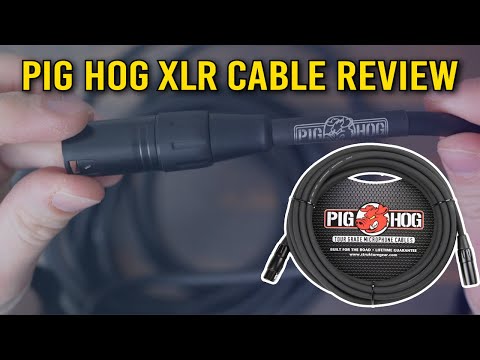 Reseña de los cables XLR de Pig Hog: Cables de micrófono robustos, económicos y con garantía de p...