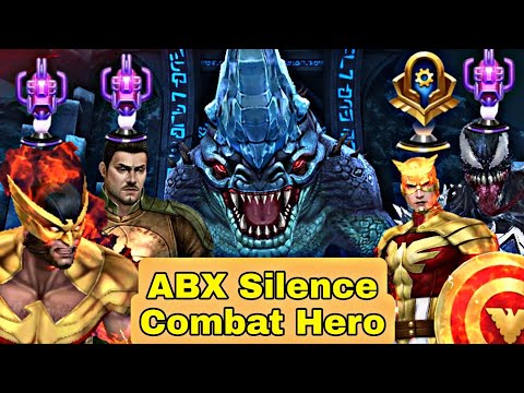 Gilgamesh VS Wolverine VS Captain America VS Venom ABX Silence Combat Hero - Marvel Future Fight