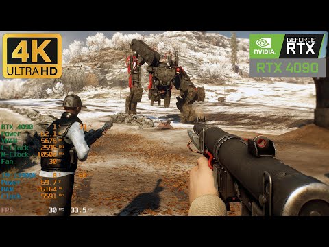 GENERATION ZERO 4K Benchmark - RTX 4090 Max Graphics Settings | No Commentary