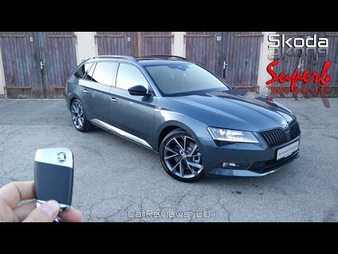2019 Skoda Superb SPORTLINE 280HP At Night