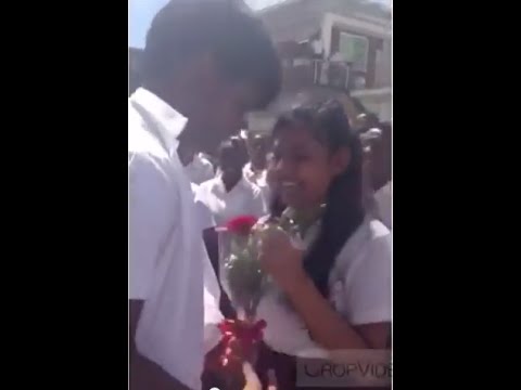 Valentine's Day Proposal in High School
