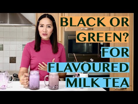 QUAL CHÁ É MELHOR PARA CHÁ DE LEITE COM SABOR - CHÁ PRETO OU VERDE?
