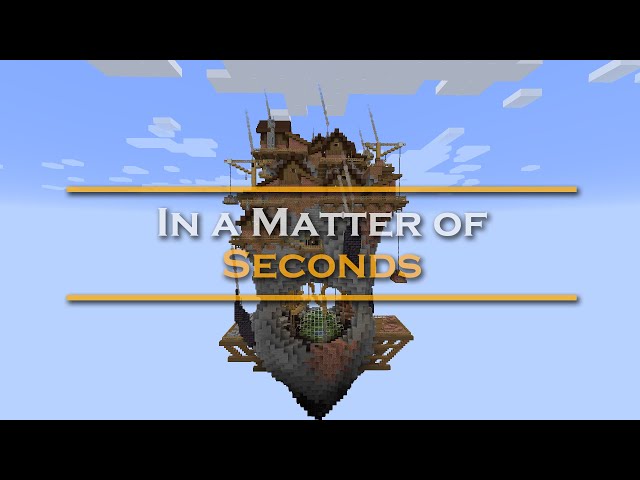 In a Matter of Seconds - 1.18+ Speed Run Map Minecraft Map