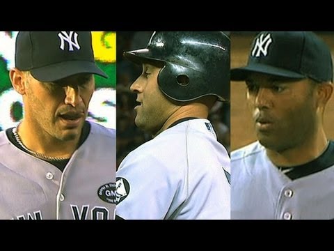 2010 ALDS Gm 2: Yankee greats play last game together