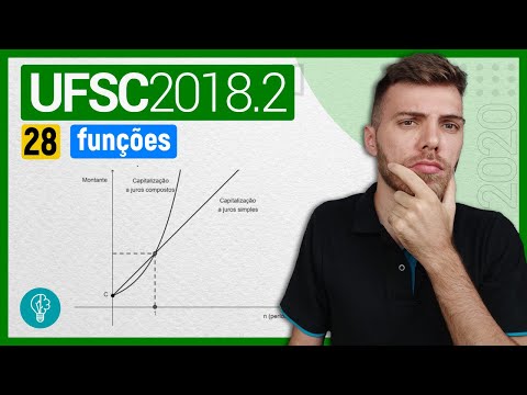 28 VESTIBULAR UFSC 2018/2 - FUNÇÕES - Maria efetuará três depósitos mensais no valor de R$ 1.000,00