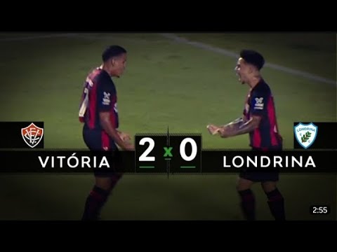 Vitória 2 x 0 Londrina