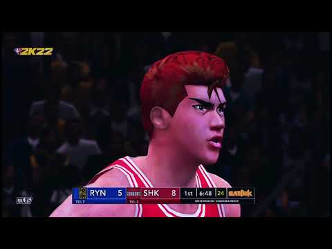 NBA2K22 Anime Slamdunk Mod | Gameplay | Ryonan vs Shohoku | Highlights | NBA2K14 modded | 1080p