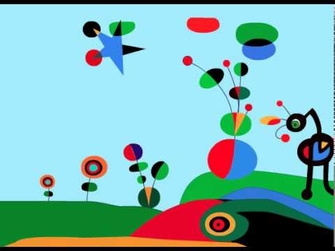 The Garden,  Joan Miro, Animated Painting