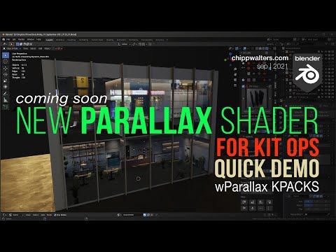 Blender KIT OPS Parallax Demo. Coming Soon!
