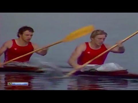 1980 Moscow Olympic Games, Canoeing Men's K-2 1000 m Final (16:9)