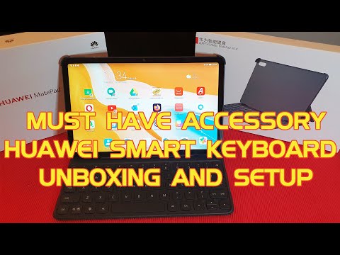 Huawei Matepad 10.4 Smart Keyboard Unboxing and Initial Set up