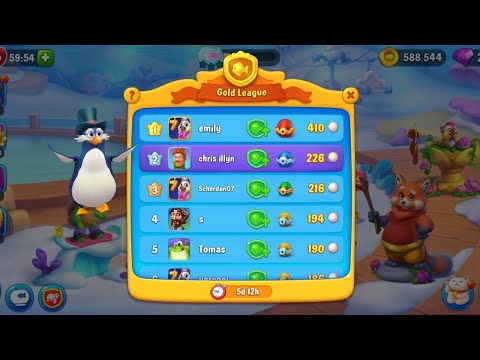 @Fishdom Level 11470. Got 2nd Place in Gold League