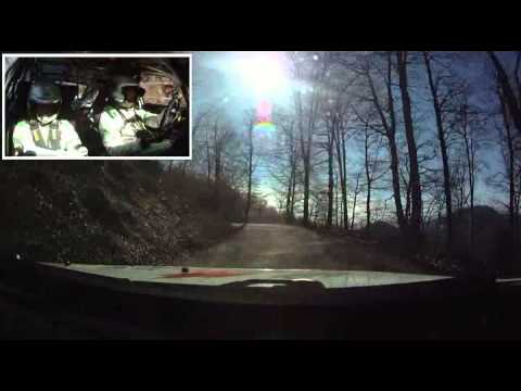 Cameracar Rally dei Laghi 2014 Sigorini-Ratnayake Lancer Evo X R4 2°di classe
