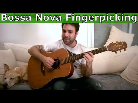 3 Bossa Nova Rhythm Patterns - Fingerstyle Guitar Lesson Tutorial w/ TAB