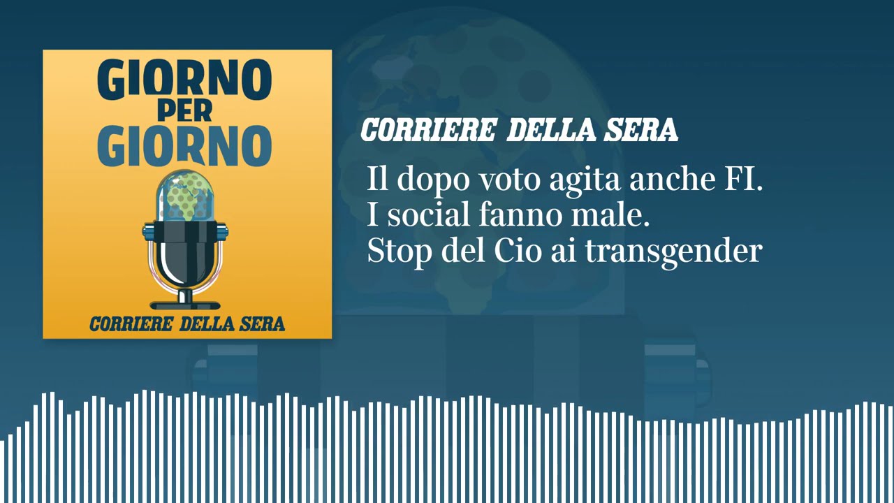 Il post-voto in FI. I social fanno male. Stop del Cio ai transgender | GIORNO PER GIORNO 27/03