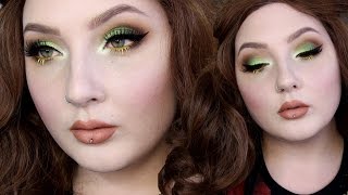 Green & Rust Smokey Eye Makeup Tutorial
