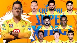 IPL 2019 Auction: Chennai Super Kings Full Team Players List | IPL 2019 CSK Team SQUAD | MS Dhoni