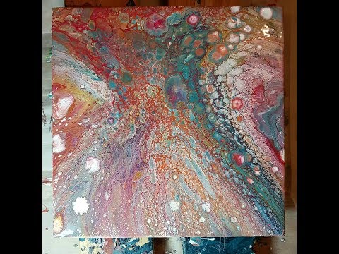 Acrylic Pour Flip Cup Fluid Art