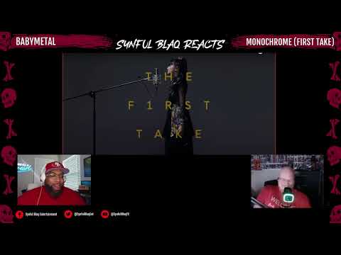 We got Chills! Synful Blaq Reacts   BABYMETAL - Monochrome "First Take" *REACTION*