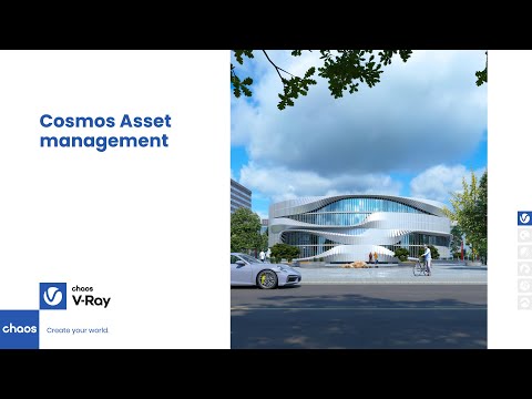 V-Ray 5 for Rhino — How to import and share 3D assets from Chaos Cosmos.