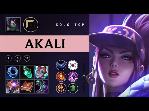 Akali Top vs Malphite - KR Diamond Patch 25.24