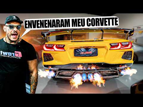 ESCAPAMENTO DO CORVETTE FICOU MUITO ALTO 