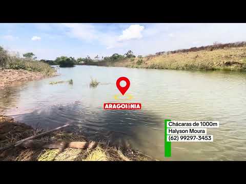 Chácaras de 1000 apenas 20km de Goiânia entrada de R$ 10.000,00 mais marcelas de R$ 1.100,00