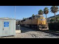 Union Pacific Freight Train Blocking Traffic In Simi Valley CA