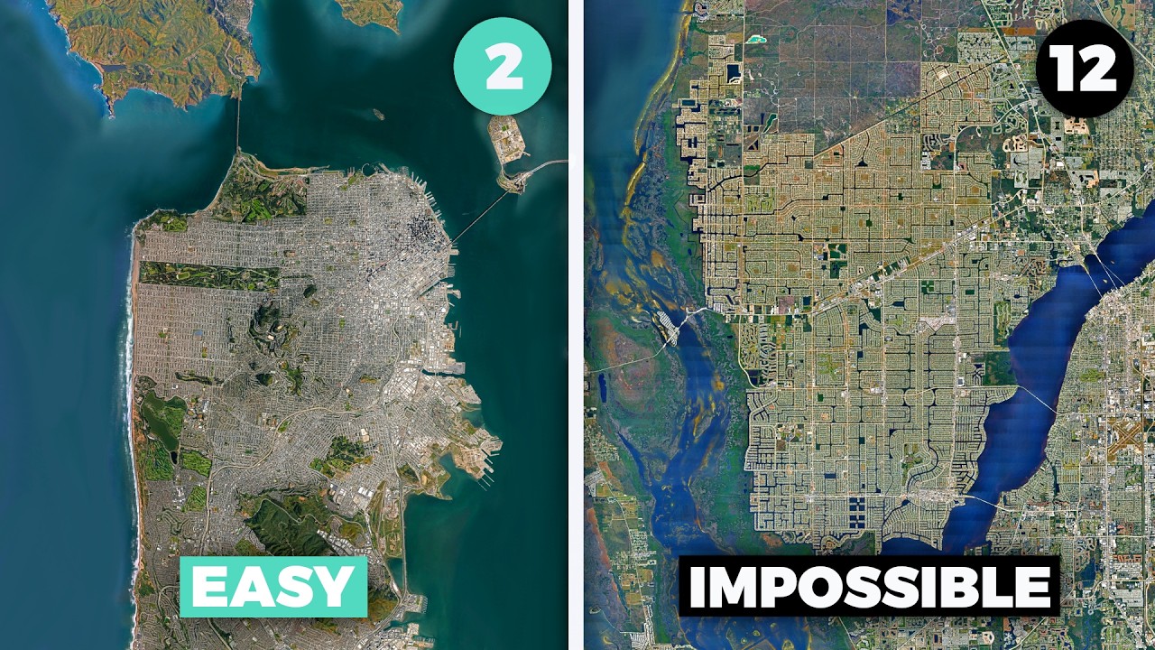 Can You Guess These 20 U.S. Cities From Above? | Geography Quiz 🌍