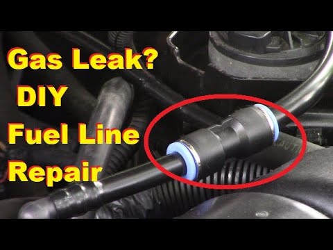Gasoline Leak?  Easy DIY Nylon Fuel Line Repair