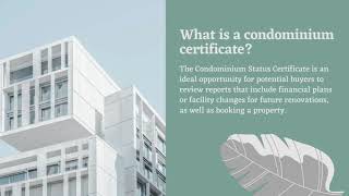 Is It Important To Review A Condominium Status Certificate