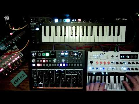 Fermi Paradox - Drumbrute Impact | Microfreak | Volca FM 2 | Volca Bass | Keystep 37