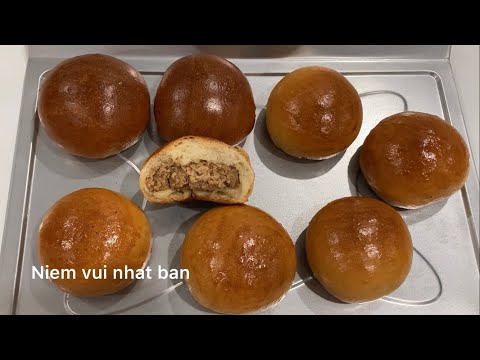 Làm bánh mì nhân bơ đậu phộng tại nhà / make the peanut butter bread at home