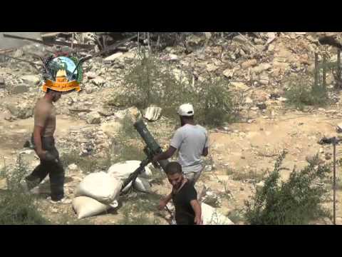 استهداف  لقوات النظام بقذائف الهاون من قبل كتيبة سيف الحق الدمشقي في دمشق