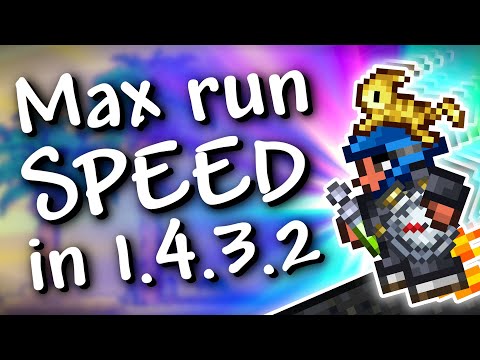 Terraria - 1.4.3.2 Maximum run SPEED (new record!)