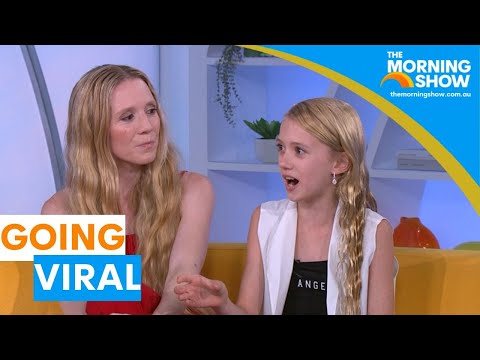 Nikki Webster's daughter goes viral after impressive backflip | Sunrise