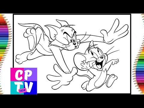 Tom and Jerry Coloring Pages/ Tom and Jerry Cartoon/ Jim Yosef - Eclipse [NCS Release]