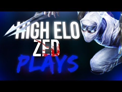 HIGH ELO ZED MONTAGE SEASON 8 #NUMBER 1