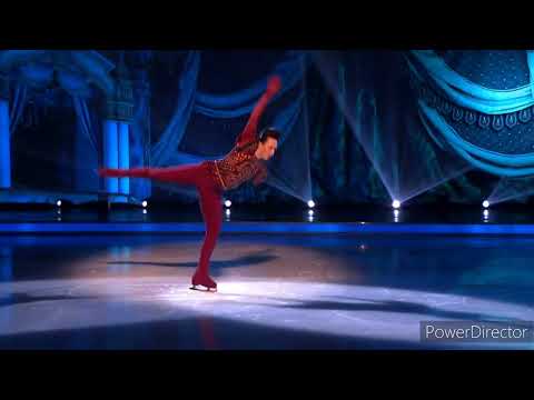 Johnny Weir skating in Dancing On Ice (Musical Week) (11/2/24)