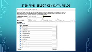 Uploading Spreadsheets into DiscoverText