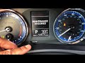 TOYOTA COROLLA ODOMETER AND TRIPMETER CONTROLS