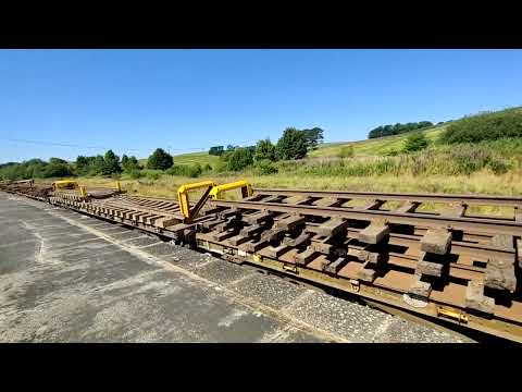 Network Rail Engineers Freight Move DRS 66433 6K05 Hellifield 11/08/2022