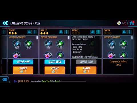 MSF Medical Supply Run Challenge Tier 13 3 Star (Marvel Strike Force)